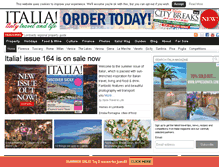 Tablet Screenshot of italytravelandlife.com